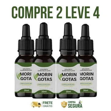 Morin Gotas 30ml Original - Redescubra Sua Melhor Versão - Kit com 2 e 4 Frascos - Frete Grátis