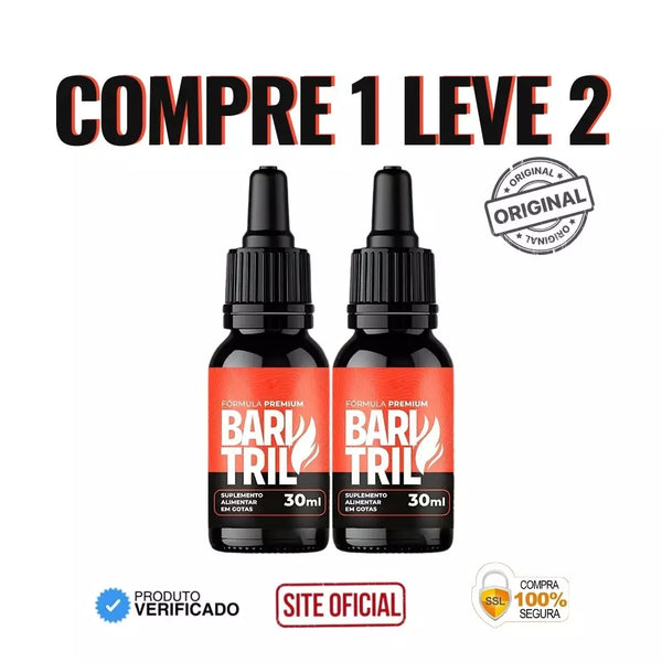 Baritril 30ml Original - Definitivamente, Um Poderoso Emagrecedor - ESCOLHA ABAIXO A SUA OFERTA - 2 ou 4 FRASCOS - FRETE GRÁTIS