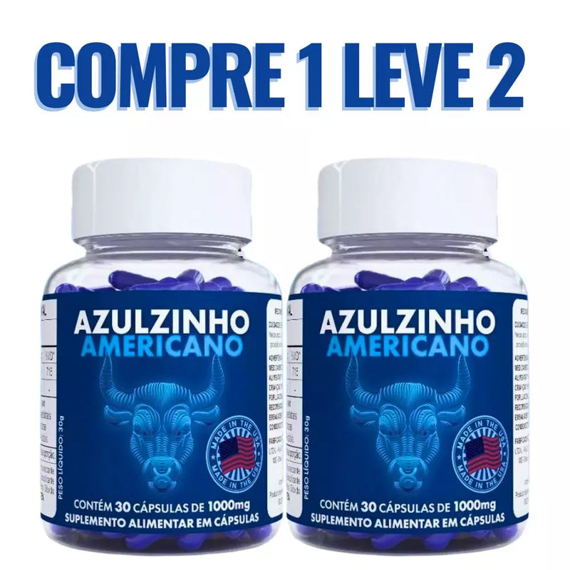 Azulzinho Americano 30cps Original - Performance, Vigor, Desempenho e Confiança Garantidos - Oferta Exclusiva + Frete Grátis