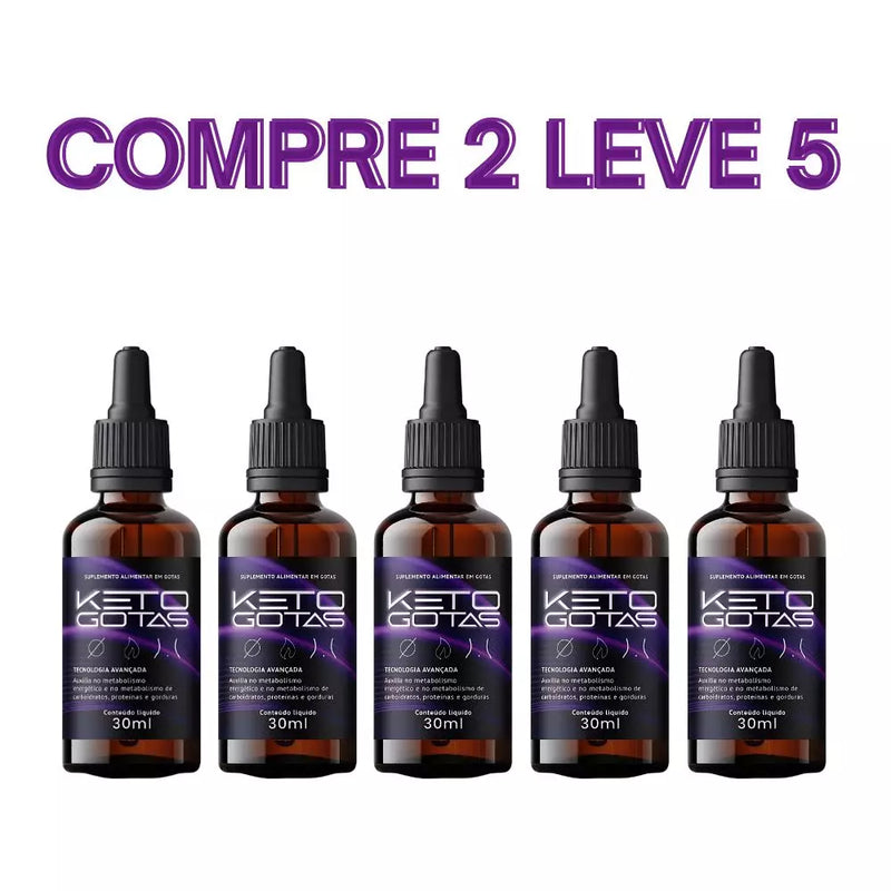 Keto Gotas 30ml Original - Emagreça Rapidamente, De Forma Rápida e Segura - Oferta Exclusiva + Frete Grátis