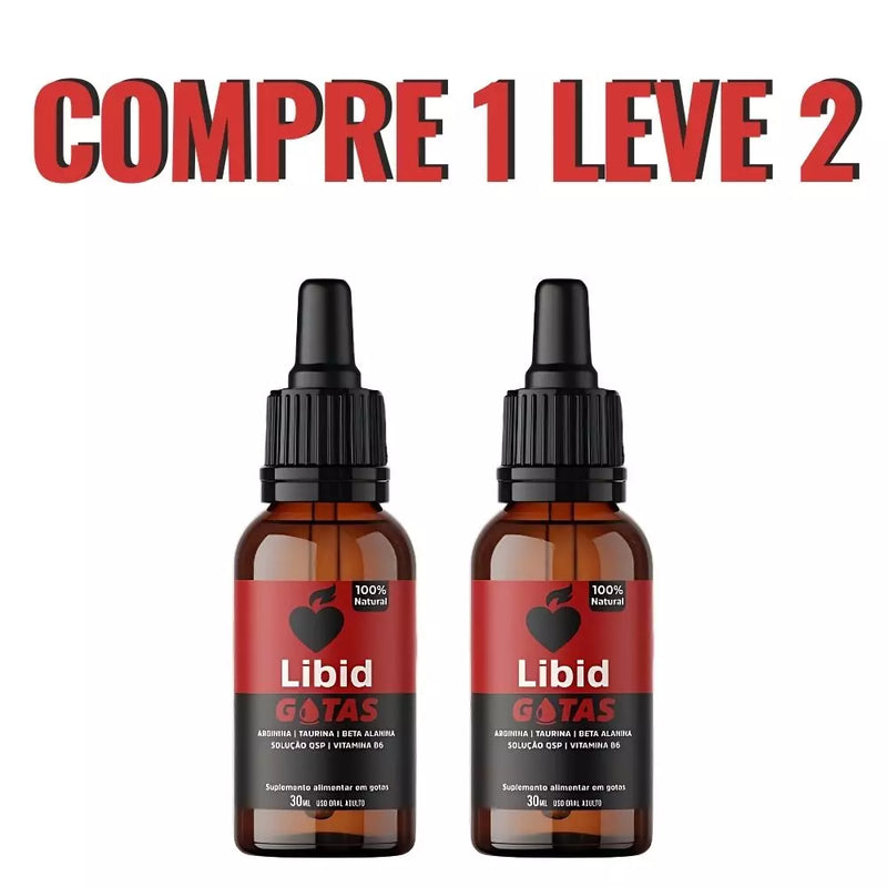 Libid Gotas 30ml Original - Aumente seu Desejo e seu Prazer – Efeito Rápido e Potente - Oferta Exclusiva + Frete Grátis