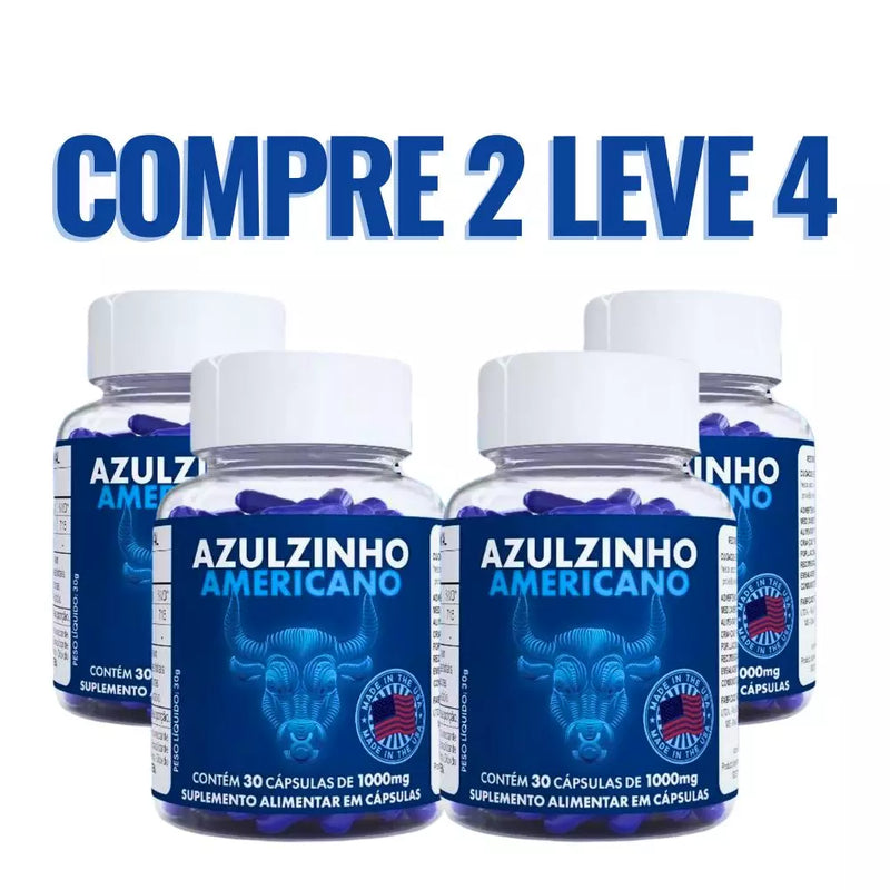 Azulzinho Americano 30cps Original - Performance, Vigor, Desempenho e Confiança Garantidos - Oferta Exclusiva + Frete Grátis