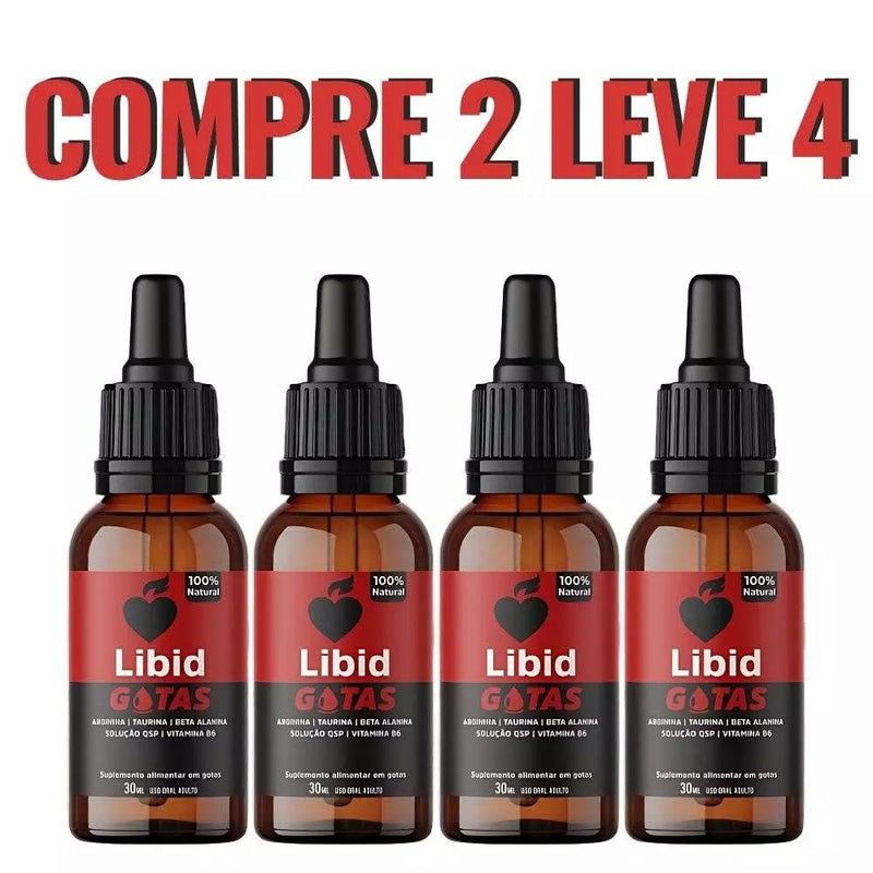 Libid Gotas 30ml Original - Aumente seu Desejo e seu Prazer – Efeito Rápido e Potente - Oferta Exclusiva + Frete Grátis