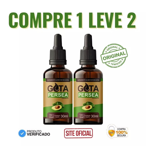 Gota Persea 30ml Original - Mantenha Sua Glicose Equilibrada - ESCOLHA ABAIXO A SUA OFERTA - 2 ou 4 FRASCOS - FRETE GRÁTIS