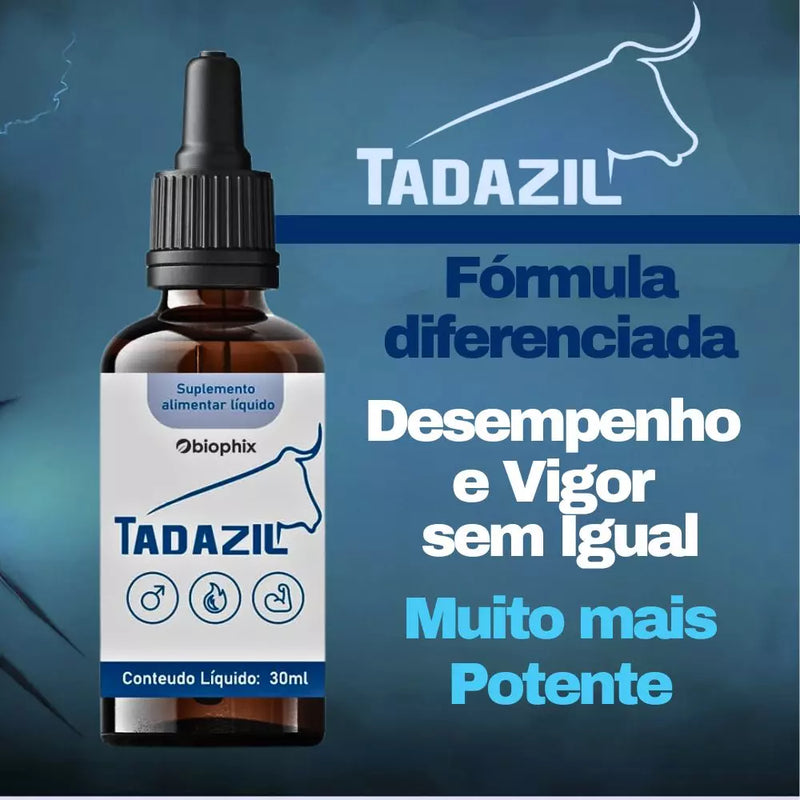 Tadazil 30ml Original: Aumente Seu Desejo e Potência Sexual Naturalmente - ESCOLHA ABAIXO A SUA OFERTA - 2 ou 4 FRASCOS - FRETE GRÁTIS