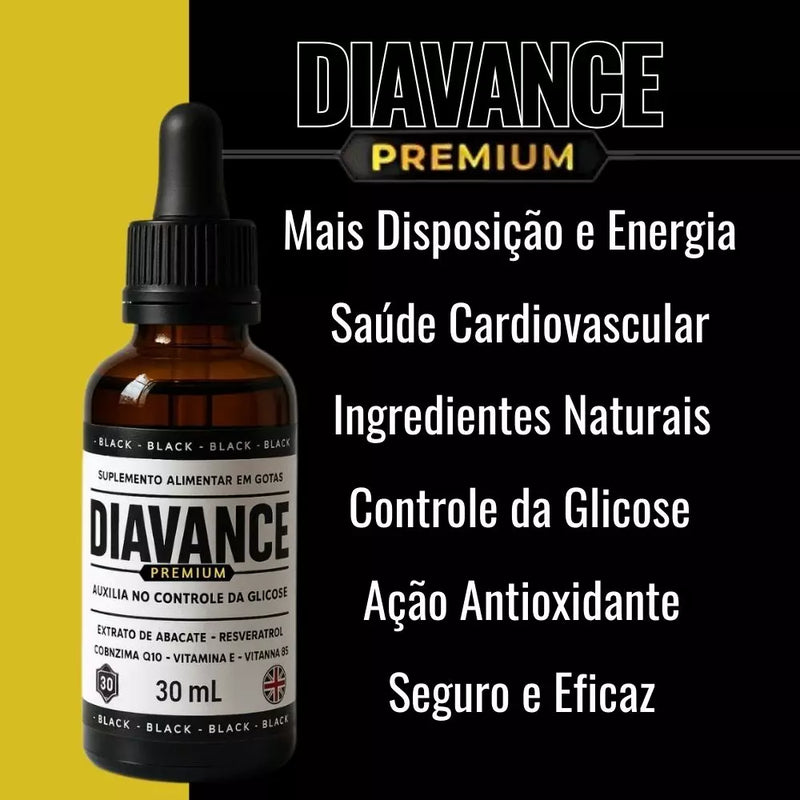 Diavance 30ml Original: Mantemha Sua Glicose no Controle - ESCOLHA ABAIXO A SUA OFERTA - 2 ou 4 FRASCOS - FRETE GRÁTIS