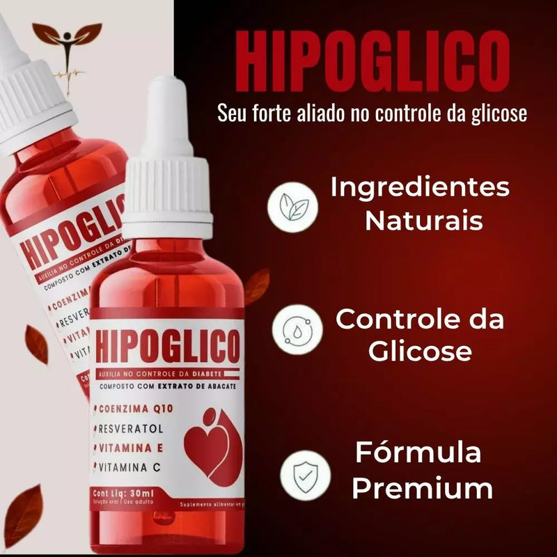 Hipoglico 30cps Original - Mantenha Sua Glicose no Controle e Sinta a Verdadeira Energia - Oferta Especial + Frete Grátis