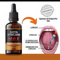 Gota Africana Max 30ml Original - Acabe Com a Impotência e Falta de Desejo - Oferta Especial +  Frete Grátis