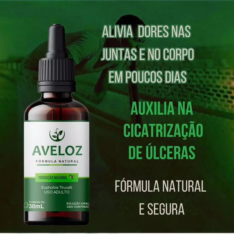 Aveloz 30ml Original - Equilíbrio Natural para o Seu Corpo - ESCOLHA ABAIXO A SUA OFERTA - 2 ou 4 FRASCOS - FRETE GRÁTIS