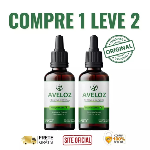 Aveloz 30ml Original - Equilíbrio Natural para o Seu Corpo - ESCOLHA ABAIXO A SUA OFERTA - 2 ou 4 FRASCOS - FRETE GRÁTIS