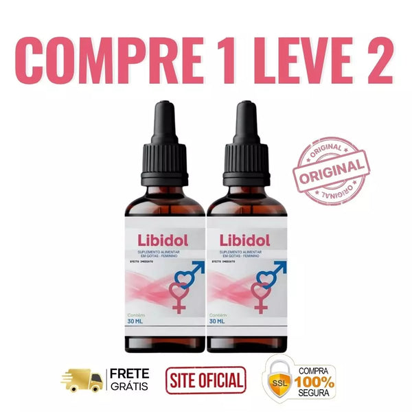 Libidol 30ml Original - Viva Seu Prazer Com Mais Intensidade - ESCOLHA ABAIXO A SUA OFERTA - 2 ou 4 FRASCOS - FRETE GRÁTIS