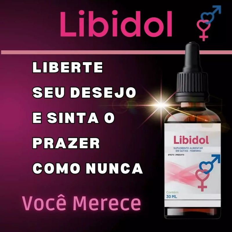 Libidol 30ml Original - Viva Seu Prazer Com Mais Intensidade - ESCOLHA ABAIXO A SUA OFERTA - 2 ou 4 FRASCOS - FRETE GRÁTIS