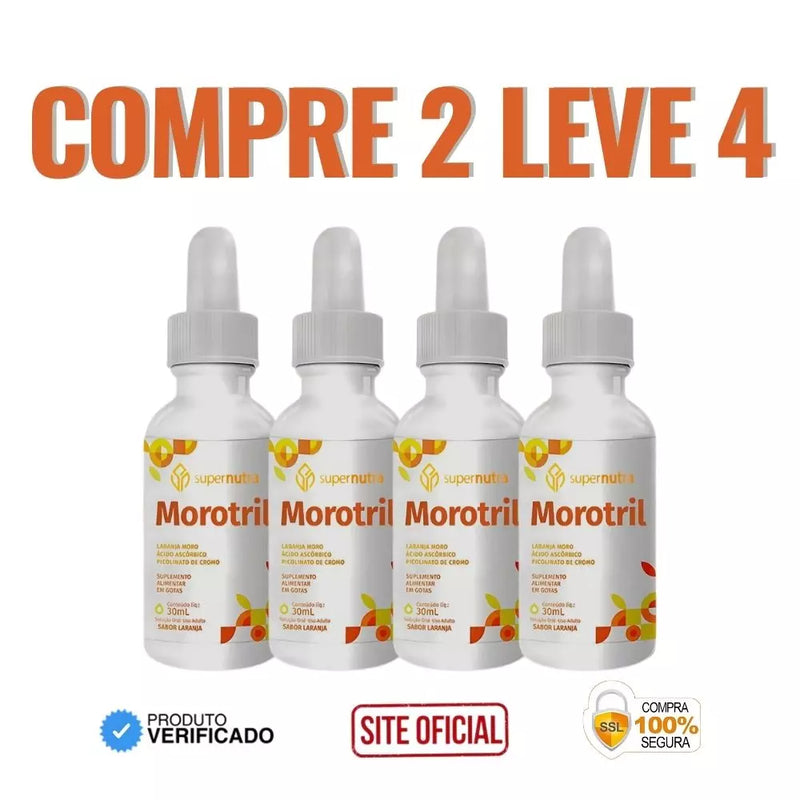 Morotril 30ml Original - Emagrecimento Rápido e Sem Efeito Sanfona - ESCOLHA ABAIXO A SUA OFERTA - 2 ou 4 FRASCOS - FRETE GRÁTIS