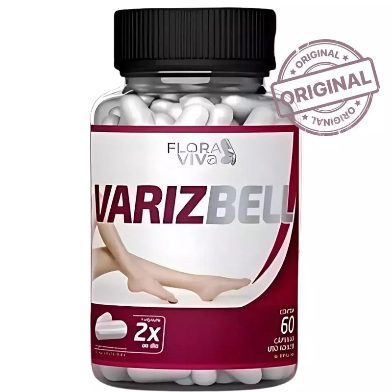 Varizbell 60 Cápsulas:  - Pernas Mais Bonitas Sempre - ESCOLHA ABAIXO A SUA OFERTA - 2 ou 4 FRASCOS - FRETE GRÁTIS