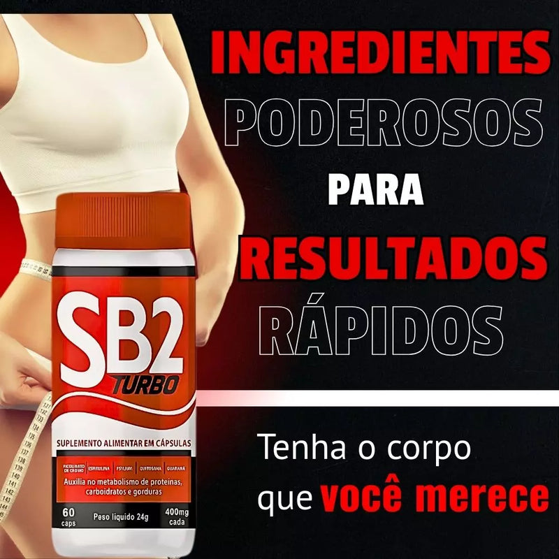 SB2 Turbo 60cps Original: A Combinação Perfeita de 5 Ingredientes Poderosos Para Resultados Rápidos - Oferta Exclusiva + Frete Grátis