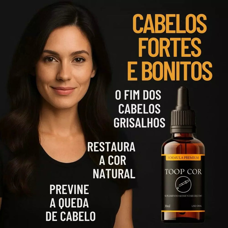 Toop Cor 30ml Original: A Transformação que Seus Cabelos Merecem - ESCOLHA ABAIXO A SUA OFERTA - 2 ou 4 FRASCOS - FRETE GRÁTIS