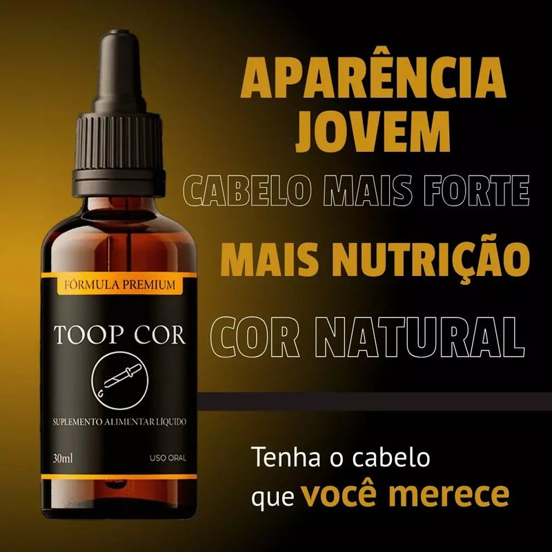 Toop Cor 30ml Original: A Transformação que Seus Cabelos Merecem - ESCOLHA ABAIXO A SUA OFERTA - 2 ou 4 FRASCOS - FRETE GRÁTIS