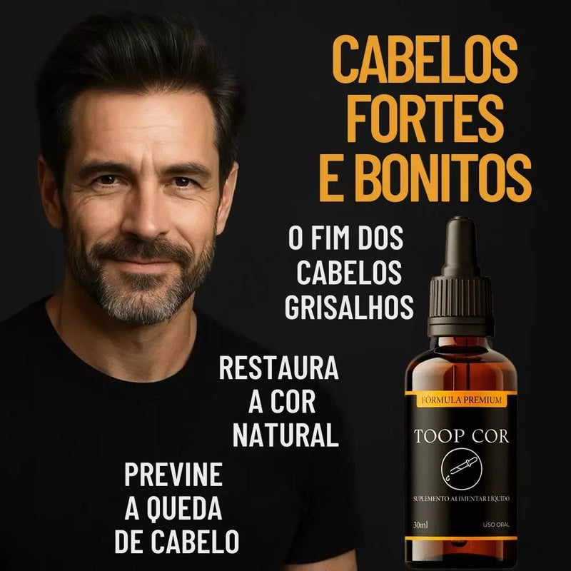 Toop Cor 30ml Original: A Transformação que Seus Cabelos Merecem - ESCOLHA ABAIXO A SUA OFERTA - 2 ou 4 FRASCOS - FRETE GRÁTIS
