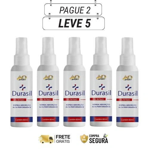 Durasil Gel 30ml - Confiança, Sensibilidade e Controle Total - Kits com 3 e 5 Frascos - Frete Grátis