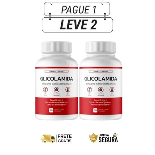 Glicolamida - Equilíbrio Natural, Bem-Estar e Energia Diária - Kits com 2 e 4 Frascos - Frete Grátis