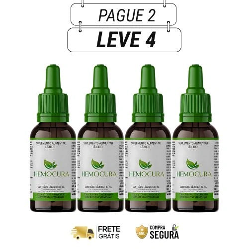 Hemocura 30ml Original - Proteção e Alívio que Você Sente - Ofertas com 2 e 4 Frascos - Frete Grátis