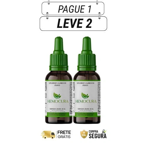 Hemocura 30ml Original - Proteção e Alívio que Você Sente - Ofertas com 2 e 4 Frascos - Frete Grátis