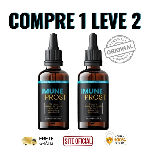 Imune Prost 30ml Original - Proteção Masculina. Cuide-se. Viva melhor. - ESCOLHA ABAIXO A SUA OFERTA - 2 ou 4 FRASCOS - FRETE GRÁTIS