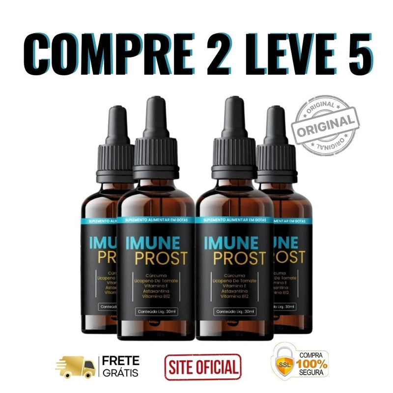 Imune Prost 30ml Original - Proteção Masculina. Cuide-se. Viva melhor. - ESCOLHA ABAIXO A SUA OFERTA - 2 ou 4 FRASCOS - FRETE GRÁTIS