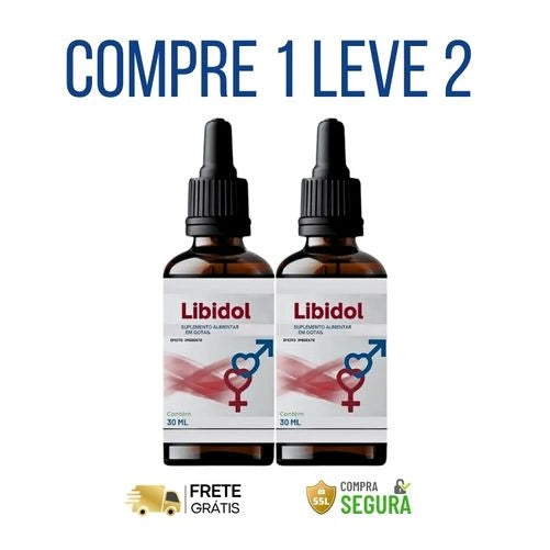 Libidol 30ml Original - Viva Seu Prazer Com Mais Intensidade -Oferta com 2 e 4 Frascos - Frete Grátis