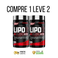 Lipo Six Black - Metabolismo Acelerado, Corpo Definido - Kits com 2 e 4 Frascos - Frete Grátis