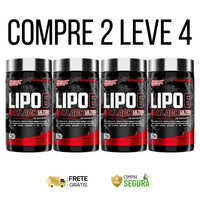 Lipo Six Black - Metabolismo Acelerado, Corpo Definido - Kits com 2 e 4 Frascos - Frete Grátis