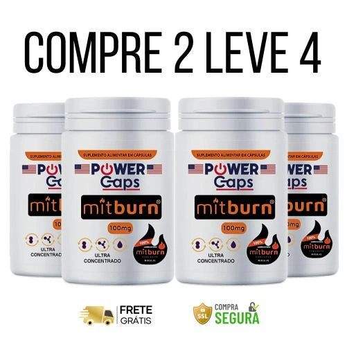 Mitburn - Emagreça com Leveza, Rapidez  e Eficiência - Kits com 2 e 4 Frascos - Frete Grátis