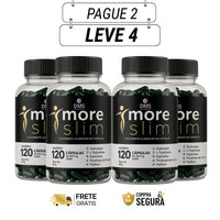 Moreslim 60 Cápsulas - Perca Peso Naturalmente com Bem-Estar e Leveza - Kits com 2 e 4 Frascos 0 Frete Grátis