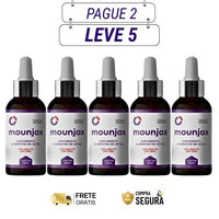 Mounjax 30ml Original – O Poder Que Acelera Sua Queima de Gordura - Kits com 3 e 5 Frascos - Frete Grátis