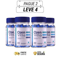 Ozenvitta 500mg 60 Cápsulas - Queime Gordura e Mantenha a Forma - Kits com 2 e 4 Frascos - Frete Grátis