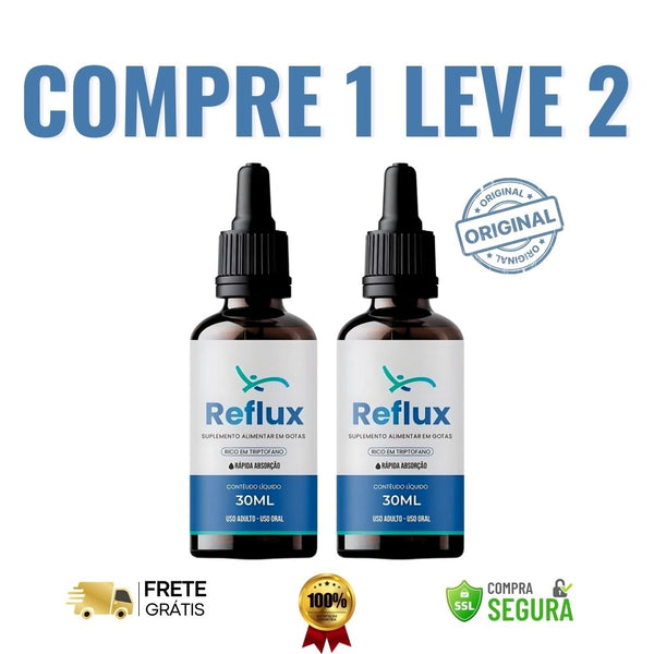 Reflux 30ml Original - Alívio Imediato e Natural para o Refluxo - Oferta Exclusiva + Frete Gratis
