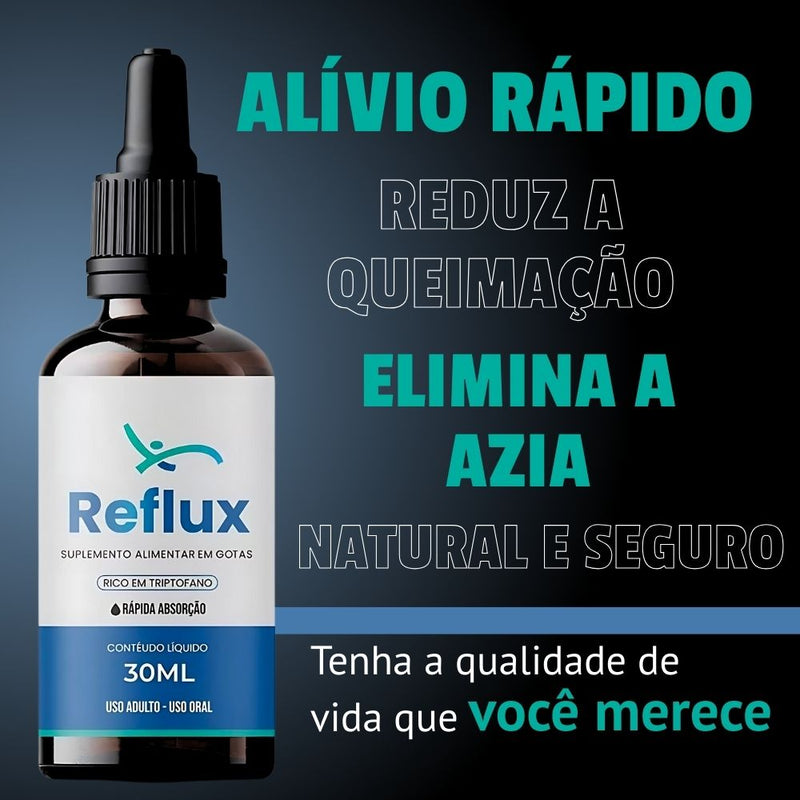 Reflux 30ml Original - Alívio Imediato e Natural para o Refluxo - Oferta Exclusiva + Frete Gratis