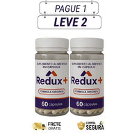 Redux + 60 Cápsulas - Acelere Seus Resultados - Kit com 2 e 4 Frascos - Frete Grátis
