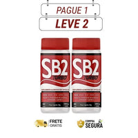 SB2 Turbo 60cps Original: Suplemento Poderoso Para Resultados Rápidos - Oferta com 2 ou 4 Frascos - Frete Grátis