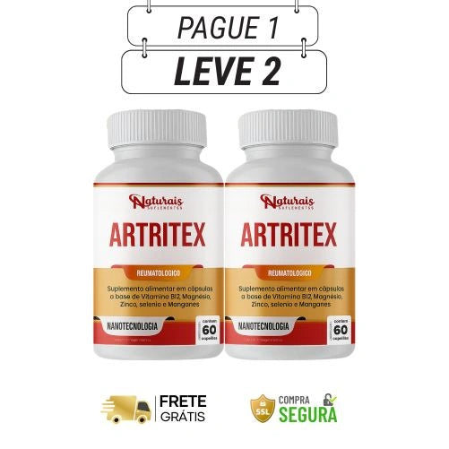 Artritex 60 Cápsulas - Suplemento para o Cuidado das Articulações - Oferta Especial + Frete Grátis