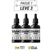 Diavance 30ml Original: Suplemento  - Kits com 3 e 5 Frascos - Frete Grátis