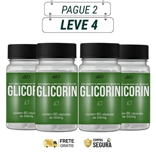Glicorin 60 Cápsulas - Controle Natural, Qualidade e Saúde Diária- Kits com 2 e 4 Frascos - Frete Grátis
