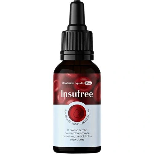 Insufree 30ml Original - Controle da Glicose e Qualidade de Vida Caminhando Juntos - Kits com 2 e 4 Frascos - Frete Grátis