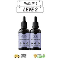 Melasonina - Seu Sono Reparador em Gotas - Kits com 2 e 4 Frascos - Frete Grátis