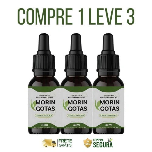 Morin Gotas 30ml Original - O primeiro Passo Para a Mudança Começa Hoje - Kits com 3 e 5 Frascos - Frete Grátis