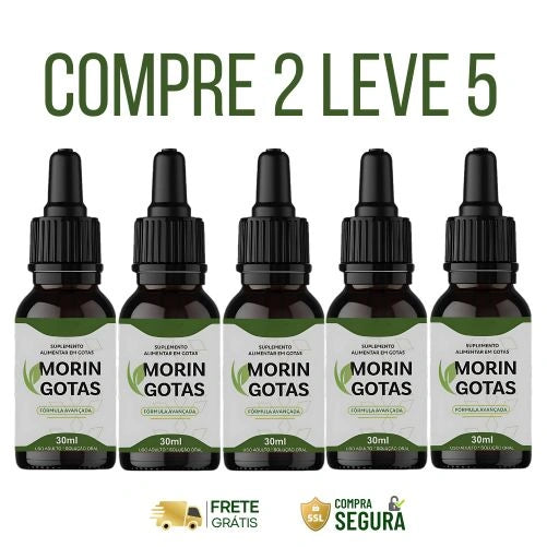 Morin Gotas 30ml Original - O primeiro Passo Para a Mudança Começa Hoje - Kits com 3 e 5 Frascos - Frete Grátis