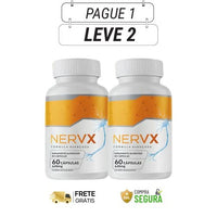 Nervx 645mg 60 caps - Mais conforto E equilíbrio nervoso - Ofertas com 2 e 4 Frascos - Frete Grátis