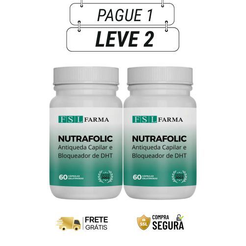Nutrafolic 60 Cápsulas - Redescubra Sua Beleza Natural - Kits com 2 e 4 Frascos - Frete Grátis