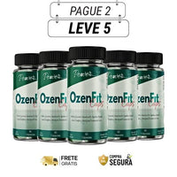 Ozenfit Caps 60 Cápsulas - Emagreça Rapidamente com Foco e Energia - Kits com 2, 3, 4 e 5 Frascos - Frete Grátis