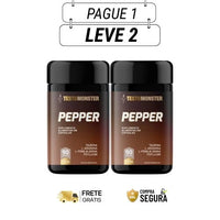 Pepper 90 Cápsulas - Queime Calorias Naturalmente - Kit com 2 e 4 Frascos - Frete Grátis